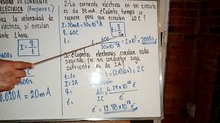 Ejercicios de intensidad de corriente eléctrica [upl. by Dloniger583]