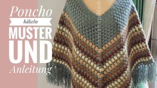 231 Poncho häkeln [upl. by Neely]