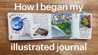 How I began my illustrated journal [upl. by Noirret163]