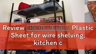 Review 🅹🅸🅽🆈🆄 Plastic Sheet for wire shelving kitchen cabinet liner drawer mat [upl. by Edmonds]