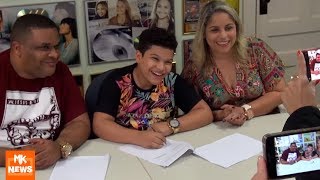 Paulo Neto  Assinatura de Contrato Gestão de Canal no YouTube MKnãoPARA [upl. by Also]