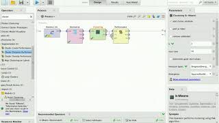 RapidMiner Tutorial  How to perform a simple cluster analysis using kmeans [upl. by Siseneg981]