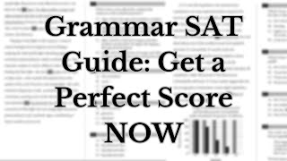 October SAT Grammar Tips for a PERFECT SCORE [upl. by Genny]