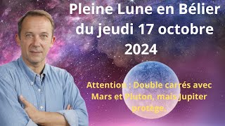 Pleine lune du jeudi 17 octobre 2024 [upl. by Nwahsar]