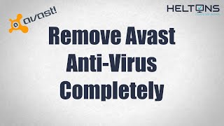 Uninstall Avast in Safe Mode How to Remove Avast AntiVirus Completely [upl. by Airahs]