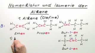 Nomenklatur und Isomerie der Alkene  Chemie  Organische Chemie [upl. by Copp463]