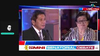 SMNI SENATORIAL DEBATE PART 2 SUPPORT [upl. by Sweatt464]