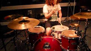 The Devil Wears Prada Anatomy drum cover  izzy  Zombie series [upl. by Mitran]