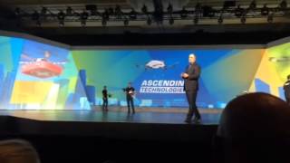 VB Partner Event Firefly Drones at Intels CES 2015 keynote [upl. by Whitney]