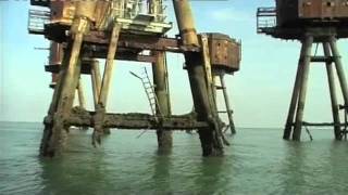 Maunsell Sea Forts  Red Sand Army Fort Thames Towers [upl. by Ide546]