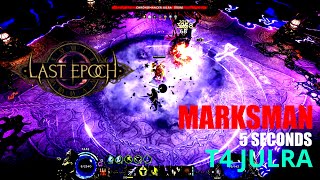 Last Epoch 10 Cycle  Lightning Marksman T4 Julra 5 seconds kill  4K UltraWide Max Settings [upl. by Reteid]