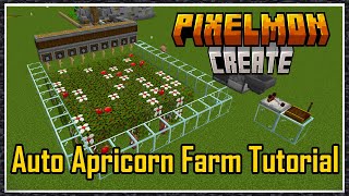 How to Make an Auto Apricorn Farm in Pixelmon X Create Mod Tutorial [upl. by Sirtimid]