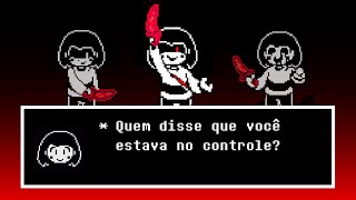 Undertale mas eu luto contra Chara [upl. by Yrennalf616]