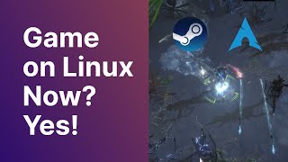 Game on Linux Now Yes [upl. by Retniw]