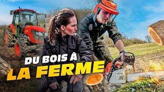 BOIS ET NETTOYAGE A LA FERME [upl. by Cherlyn692]