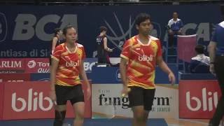 BCA Indonesia Open 2016  Badminton R16 M1XD  PraSau vs ArePiek [upl. by Airaet]