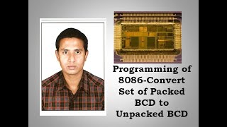 Programming of 8086Converting Set of Packed BCD to Unpacked BCD [upl. by Naghem]