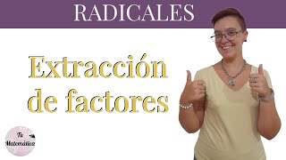 Extracción de Factores de un Radical [upl. by Nevyar]