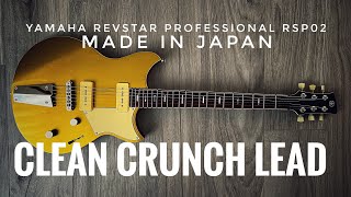 Yamaha Revstar Professional RSP02 Crisp Gold P90 Made in Japan Clean Crunch and Lead [upl. by Aralomo]