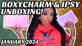 IPSY amp BOXYCHARM JANUARY UNBOXING  2024 [upl. by Alfie]