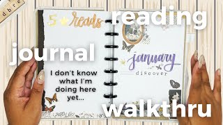 What my reading journal looks like so farHELP  2024 reading journal walkthru January 2024 [upl. by Heman]