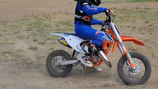 KTM FACTORY 50 SX 2022 First Ride [upl. by Goles646]