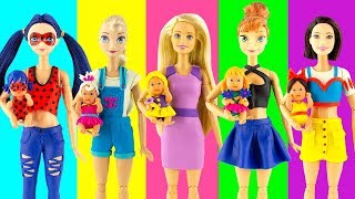 Play Doh Disney Princess Rapunzel Elsa Anna Ladybug and little princesses play doh toys for kids [upl. by Leiram542]