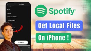 How to Get Local Files on Spotify iPhone [upl. by Enomrej82]