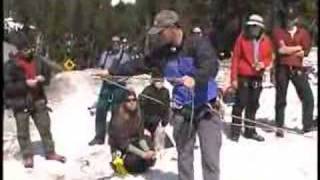 Crevasse Rescue Part III  Check Victim  Drop Loop [upl. by Epotimet]