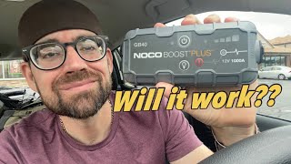 I got the NOCO BOOST GB40 Battery Jump Starter  Will It Work [upl. by Henriques2]