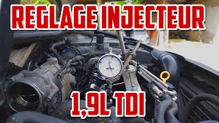 COMMENT REGLER DES INJECTEUR POMPES 19 TDI [upl. by Annekam]