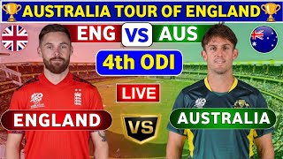 Australia vs England 4th ODI  AUS vs ENG 4th ODI Match Live Score amp Commentary Australia ODI Live [upl. by Noswad]