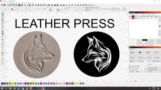 Custom Leather Stamp Plate how to Deep Emboss 80w [upl. by Dorolisa278]