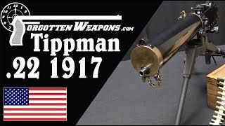 Tippman’s HalfScale 22 Rimfire Browning 1917 Machine Gun [upl. by Idissak]