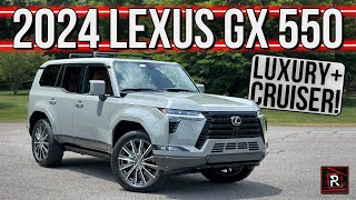 The 2024 Lexus GX 550 Luxury Is A Plusher Cruiser For Road Tripping In Style [upl. by Damita]