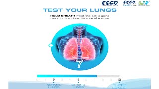 Test Your Lungs Capacity  Exercise for Healthy Lungs  Esco Lifesciences Group [upl. by Nilrev668]