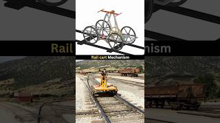 Rail Cart  Working Mechanism ✅ caddesign solidworks railway train automobile engineering [upl. by Aelc]