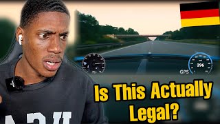 American Reacts to Driving on the Autobahn Bugatti  417 KPH [upl. by Renferd654]