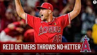 Angels rookie pitcher Reid Detmers throws NOHITTER  CBS Sports HQ [upl. by Analli]