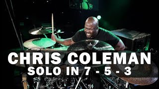 Meinl Drum Festival – Chris Coleman – Solo in 7  5  3 [upl. by Hayott]