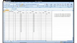 Ficha de Controle de Estoque  PEPS UEPS e Media [upl. by Nellek]