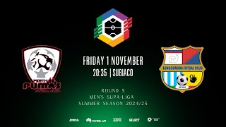 R5  MSL Perth Pumas Futsal Club vs Longobarda Futsal Club [upl. by Shem]