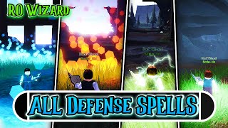 ALL Defense Spells in RO Wizard [upl. by Eiramacissej504]