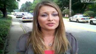 Ashlie Hardway Reports On Greentree Road Hostage Call [upl. by Saidel]