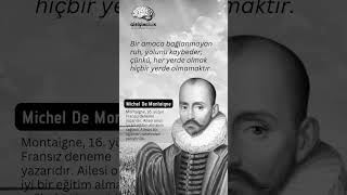 Michel De Montaigne  Kişisel Gelişim girişimcilik motivasyon [upl. by Nelhsa]