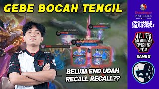 BELUM END UDAH RECALLRECALL INI ALASAN ATTITUDE ITU PENTING GUYS  ESL S6  AE VS AI GAME 2 [upl. by Adim]