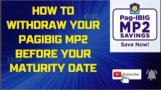 HOW TO WITHDRAW YOUR PAGIBIG MP2 BEFORE MATURITY DATE  MP2 PRE TERMINATION [upl. by Egroj]