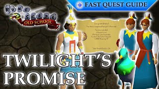 Twilights Promise Quest  OSRS Quality Quick Guide 2024 [upl. by Prager]