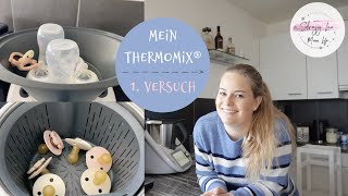 Mein Thermomix®  1 Versuch  Baby Flaschen und Schnuller sterilisieren  Mum Life  Solvejg Lea [upl. by Christoph]