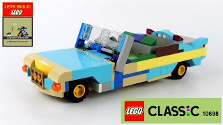 Lego 10698 Car Cadillac MOC 🚗🚕🚗 Preview Car from LEGO CLASSIC 💰💲 Save Money amp Space with Lego 👍💥👍 [upl. by Berhley300]